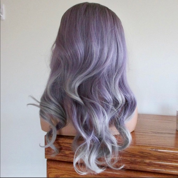 🆕 Ombré Synthetic Wig 💜🖤 - Picture 2 of 10